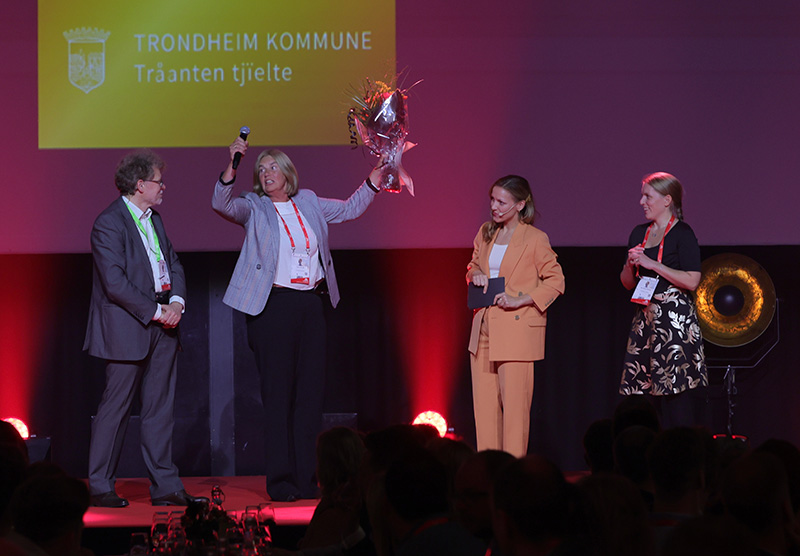 Trondheim kommune mottar pris som Fyrlyktprisens publikumsfavoritt 