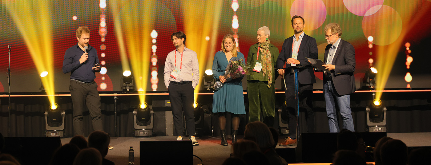 foto fra utdeling av Fyrlyktprisen
